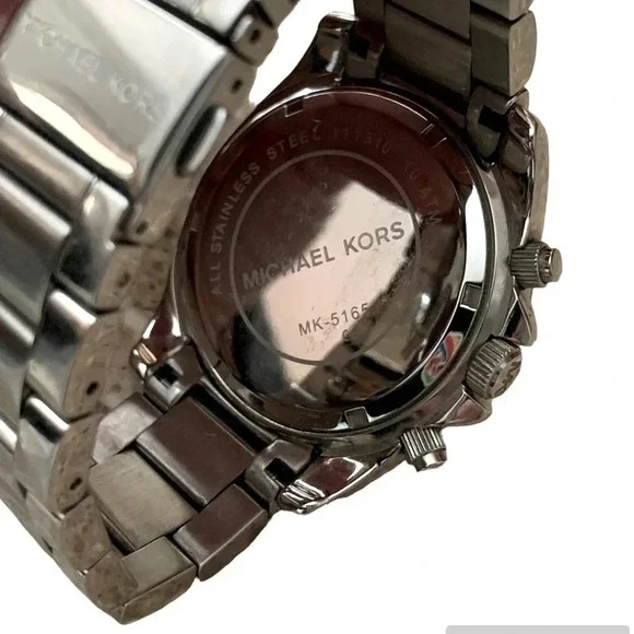 Michael Kors Silver Stainless Steel Blair MK5165 Watch - Picture 7 of 8